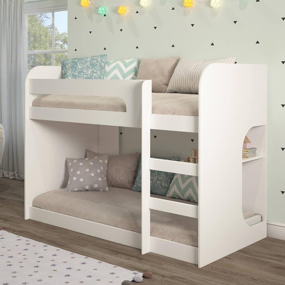 Beliche Montessoriano Fantasia com 1 Prateleira 100% MDF - Branco