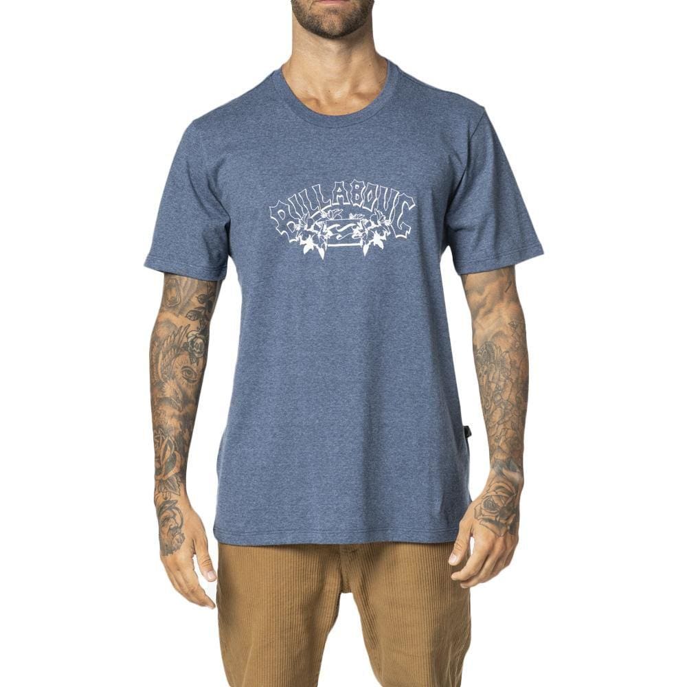 Camiseta Billabong Chest Pack II WT23 Masculina Azul Mescla