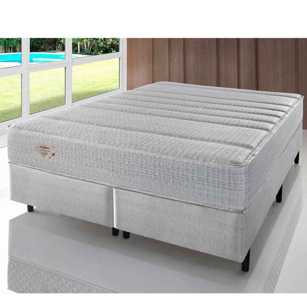 Cama Box King Blend com Molas Ensacadas 193x203x66 - Cinza