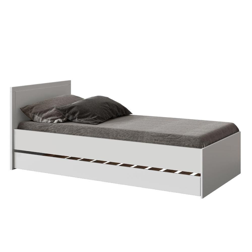 Cama Infantil com Cabeceira Wood Tivoli - Branco
