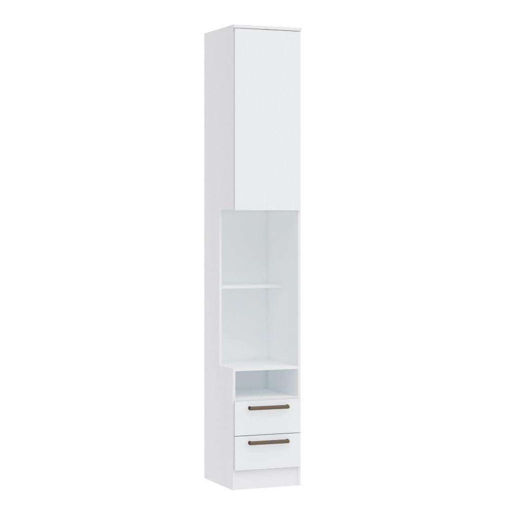 Guarda Roupa Modulado Requinte com 2 Gavetas - Branco Line