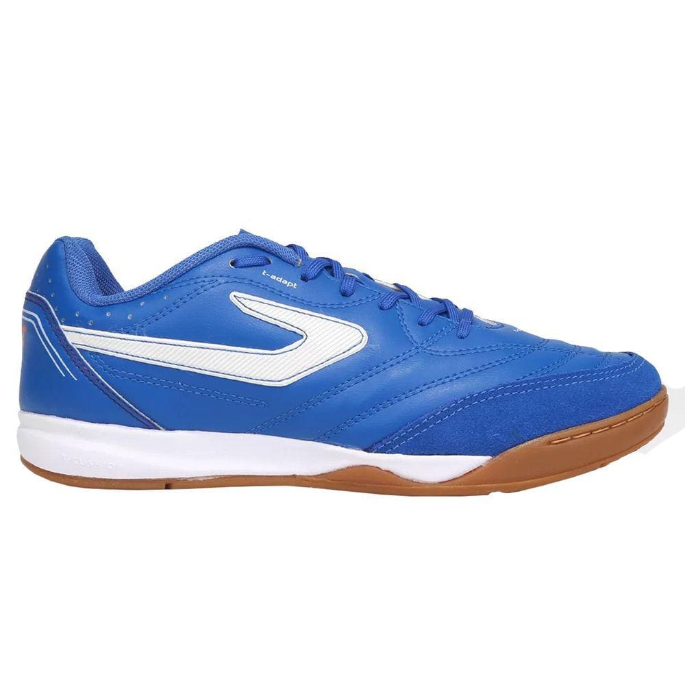 Chuteira Futsal Maestro TD IV Azul e Branco - Topper