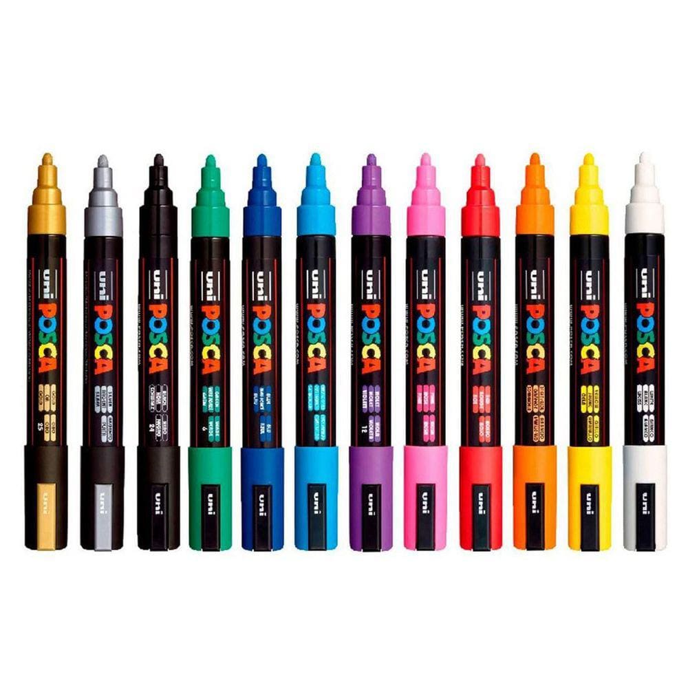 Caneta Posca Marcador PC-5M Uni Ball