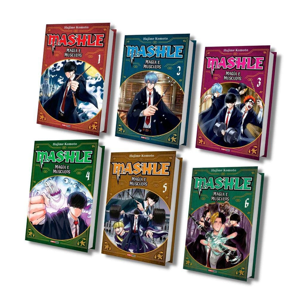 Mashle Magia e Músculos Mangá Vol. 1 Ao 6 - KIT Harry Potter Maromba em Português