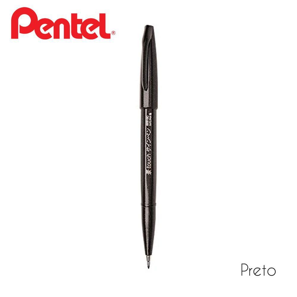 Caneta Brush Pen PENTEL Brush Sign Pen Touch Cores Novas Bujo Planner