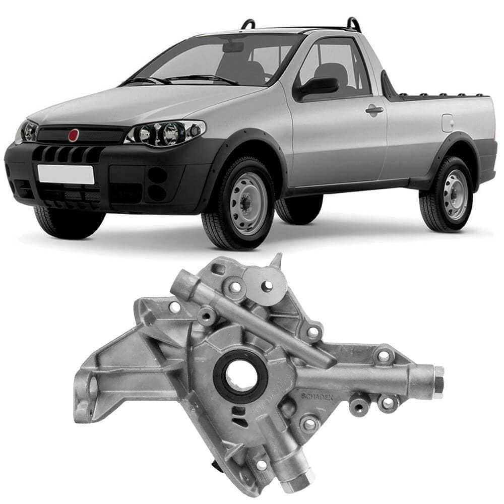 Bomba Óleo Fiat Strada 1.8 8v 2005 a 2010 Schadek 10254
