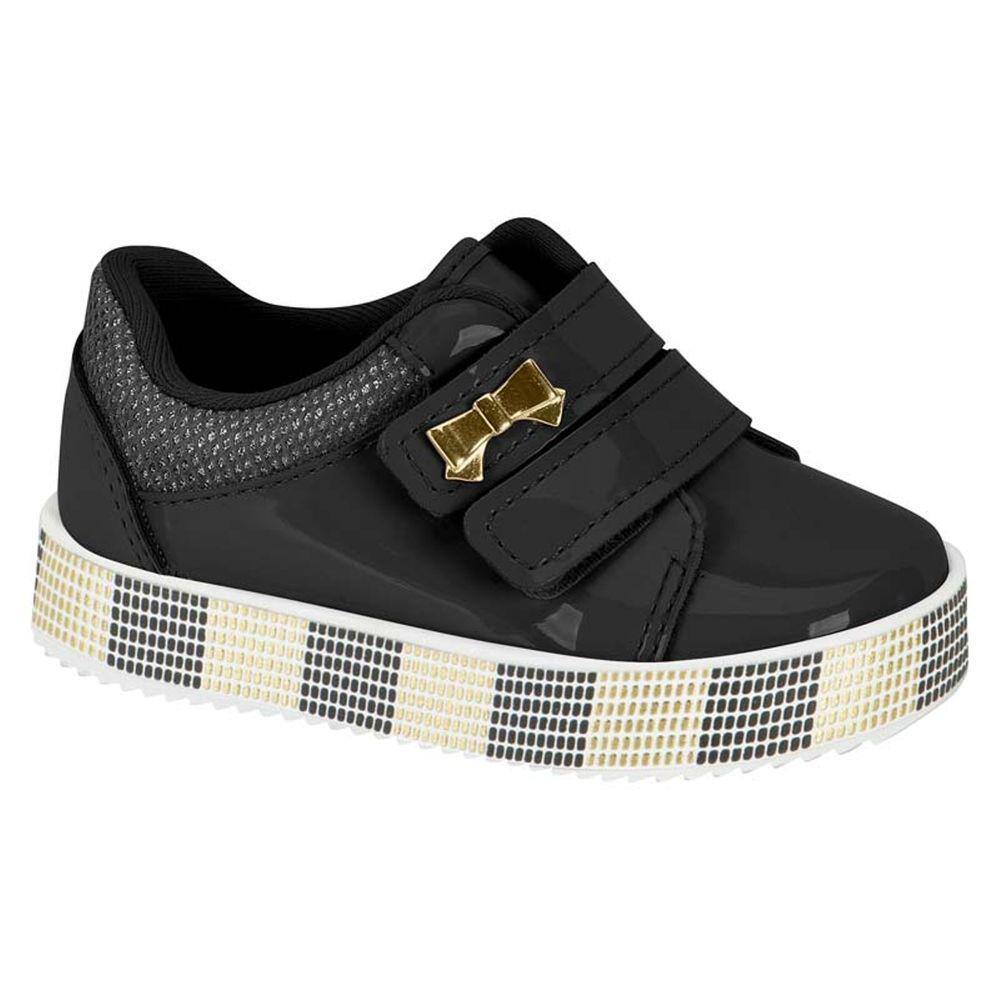 Tenis Infantil Menina Casual Retro Verniz Com Lacinho Molekinha 2131.818