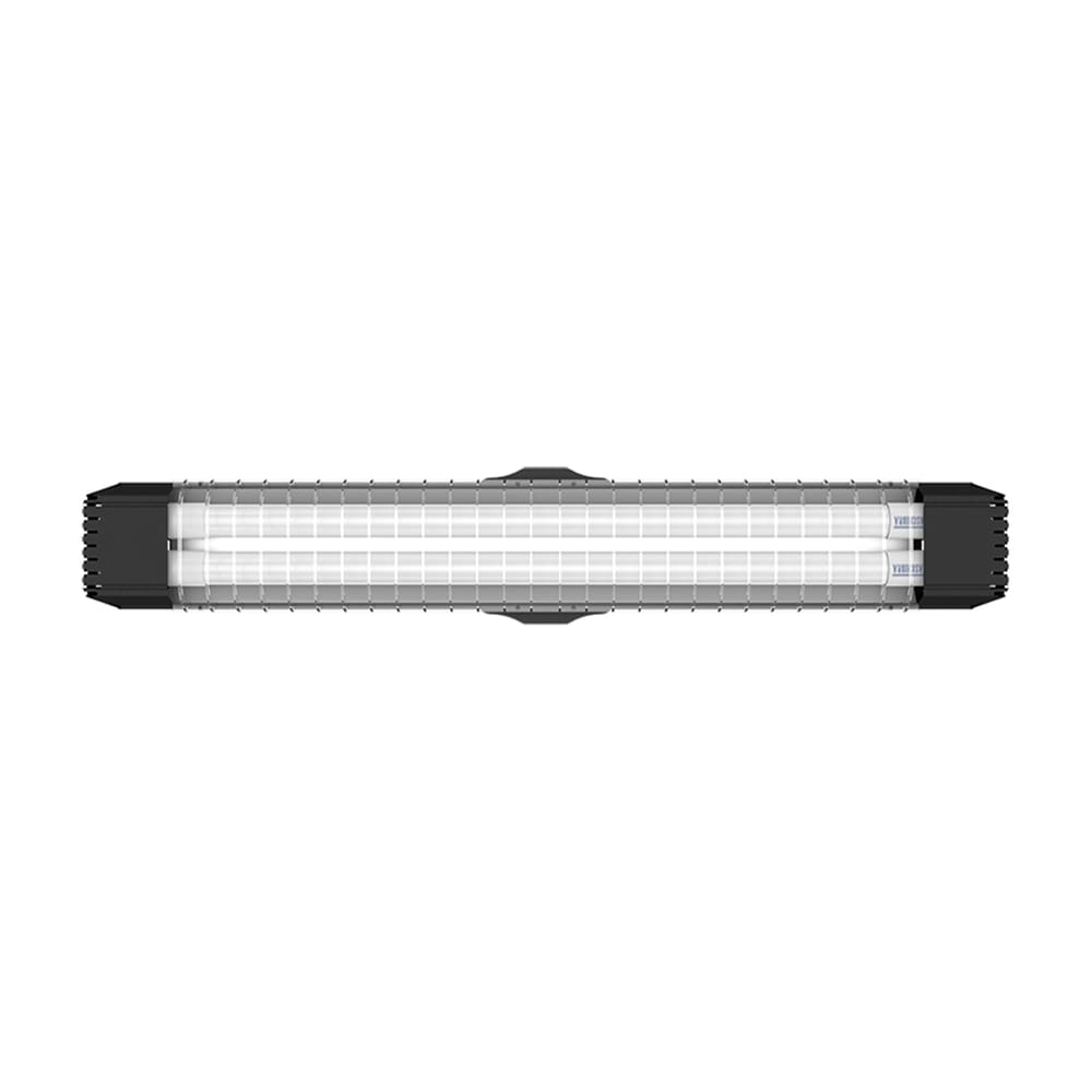 4 Luminária Taschibra Lumifácil Preta 120cm 2x20,5w Luz Fria 6500k Autovolt