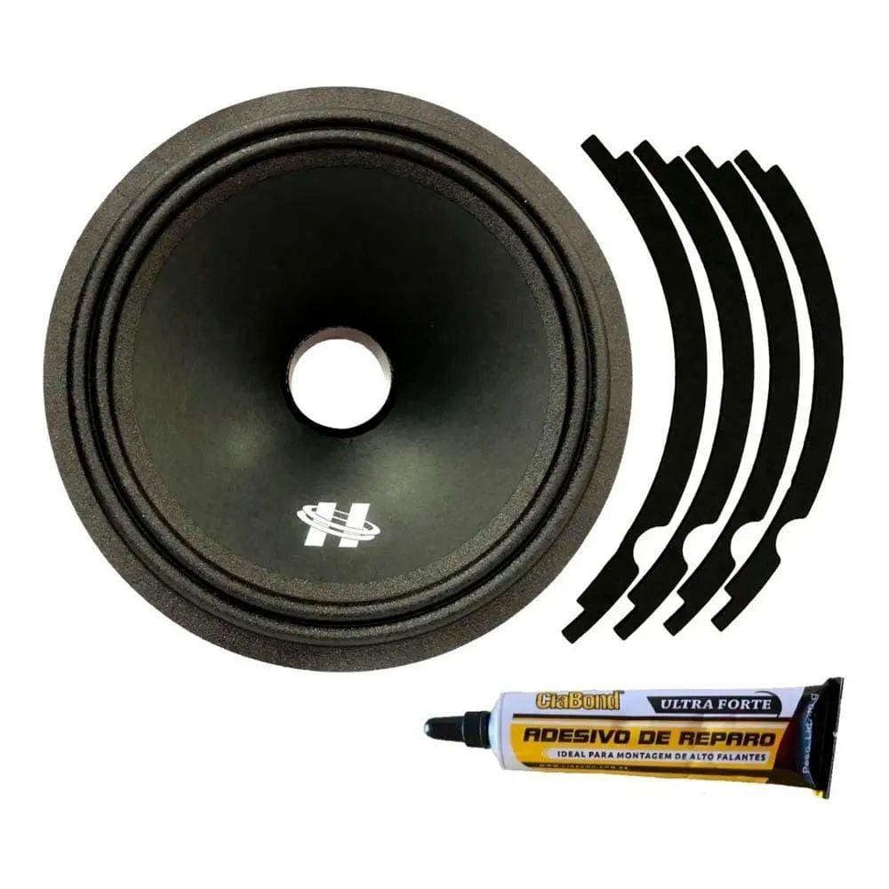 Kit Reparo Midbass Hurricane 6” Polegada 250W RMS MB600 8 Ohms