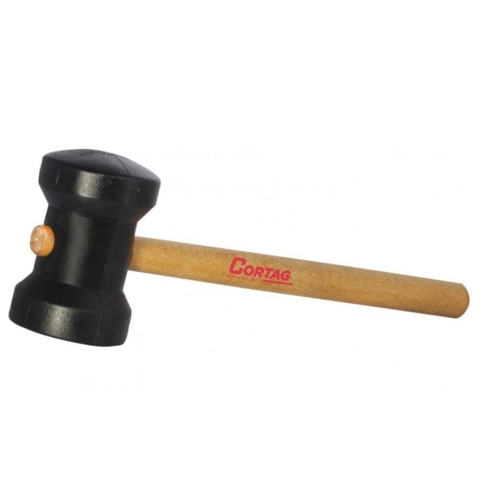 Martelo De Borracha Preto 60Mm Cortag