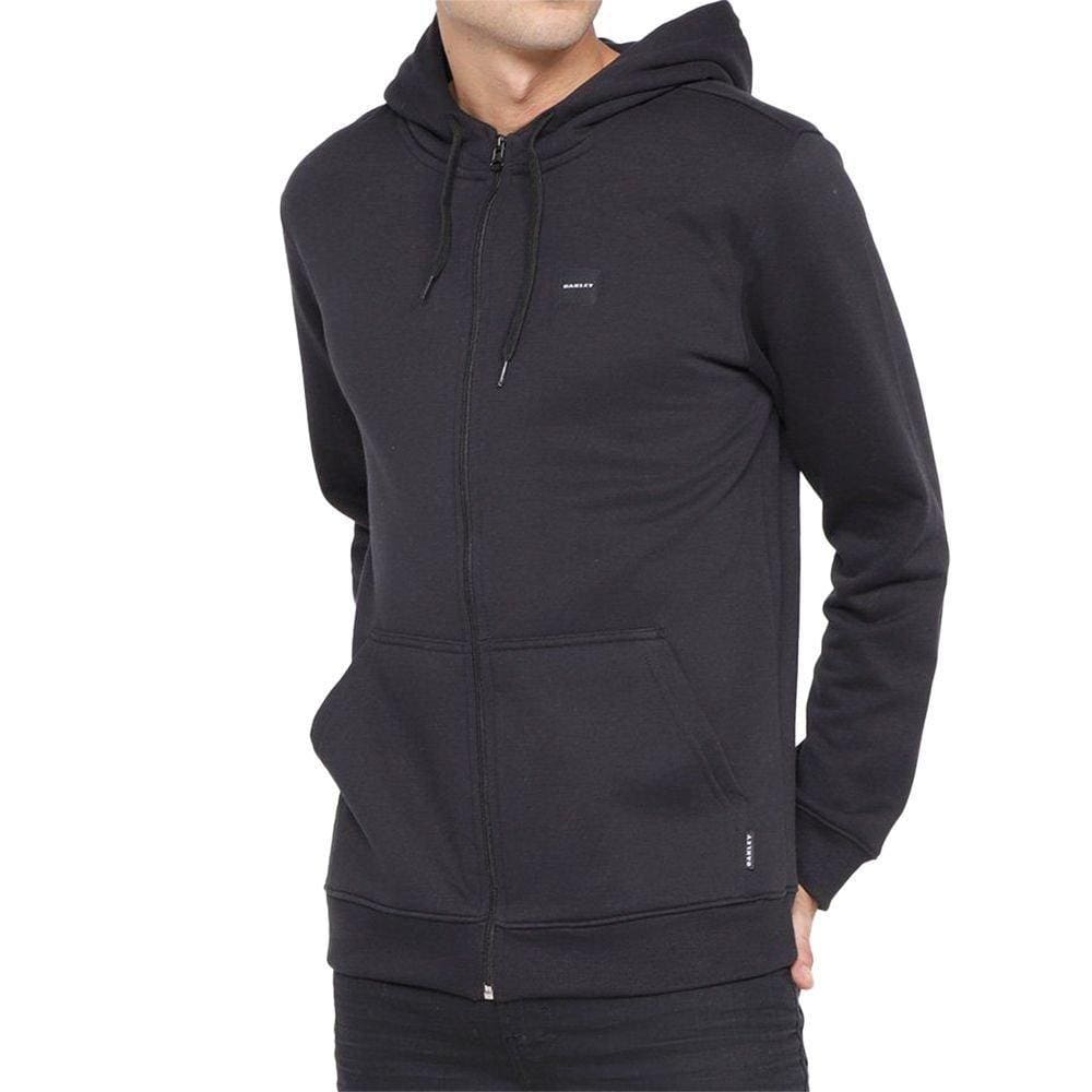 Moletom Oakley Aberto Patch 2.0 F/Z Hoodie Masculino Preto