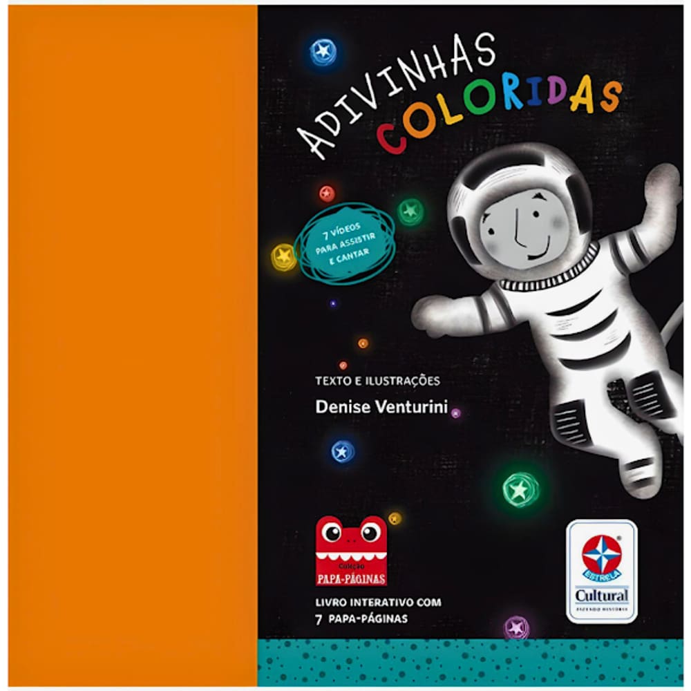 Livro Adivinhas Coloridas Com Blister Estrela Cultural