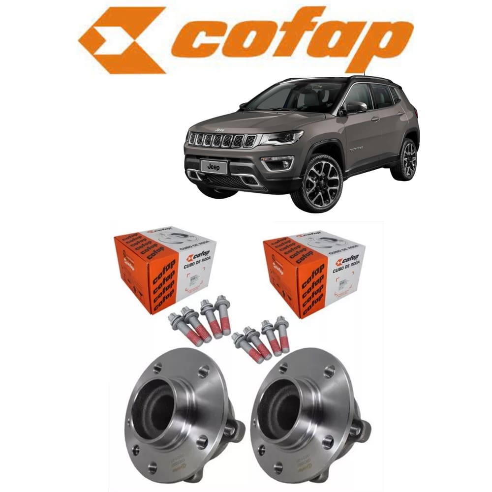 Par Cubo de Roda Cofap Traseiro Jeep Compas 4x2 2021