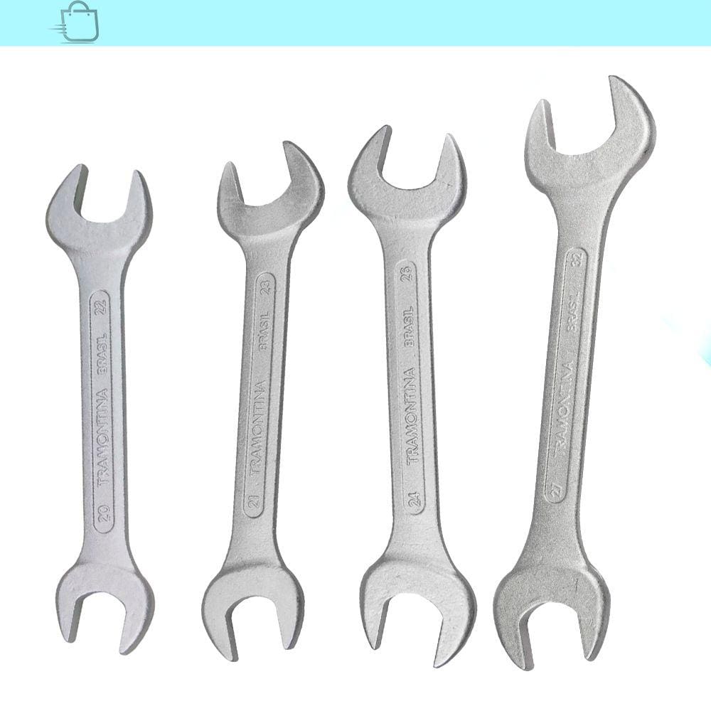 Kit Chave Fixa Tramontina Aço Cromado 4 Peças 20 a 32 mm