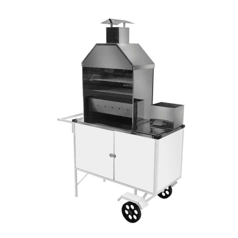Carrinho de Churrasco Luxo com Rodas Maciças BL03M Cefaz