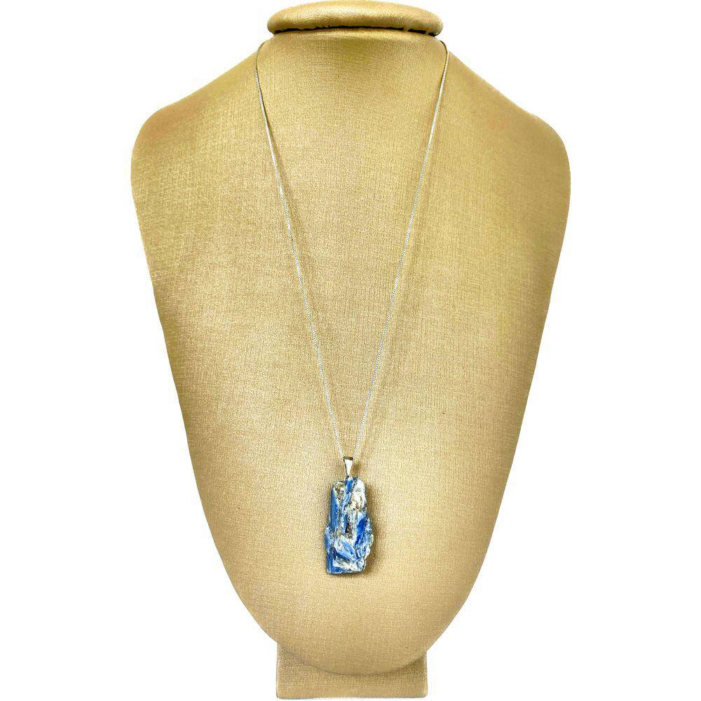 Colar Prata 925 Cianita Azul - Ponte Vecchio Joias