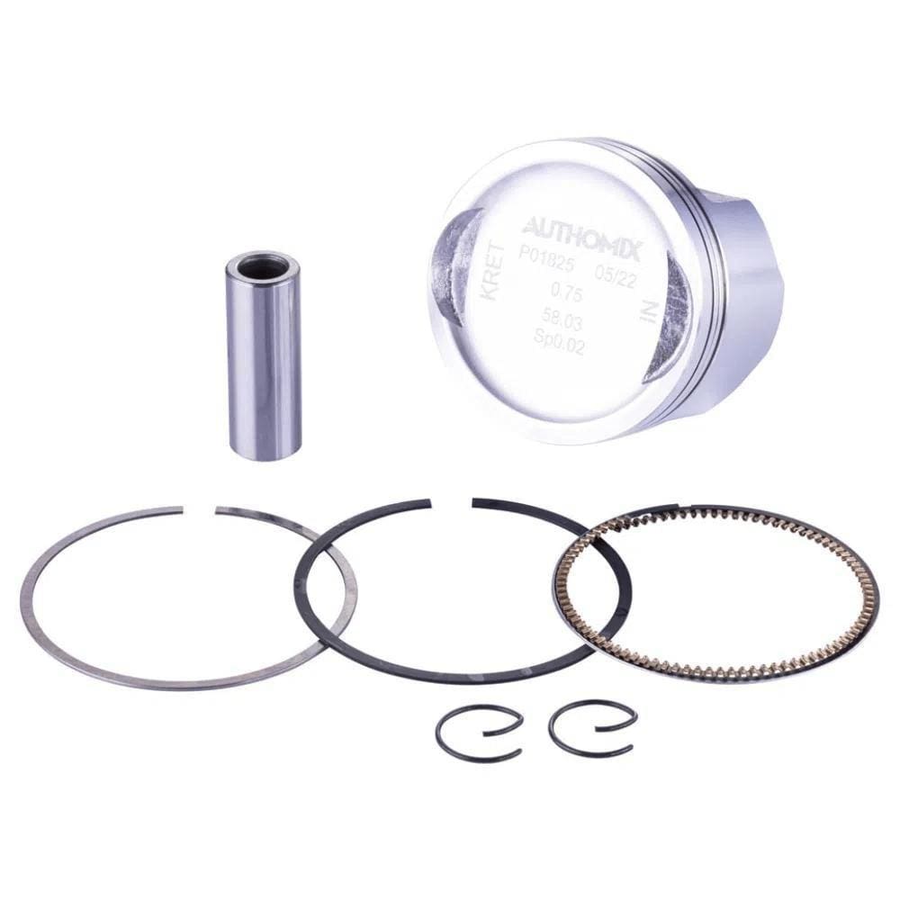 Pistão com Anel Authomix Honda Xre Flex 190cc 0,75
