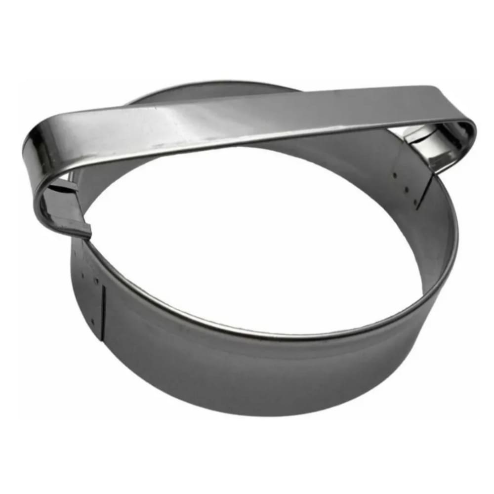 Aro Cortador E Modelador De Mini Pizza 13x3,5 Inox Com Alça
