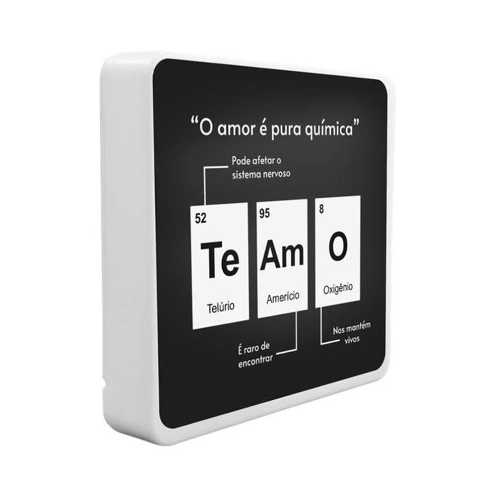 Luminária Box Química do Amor USB