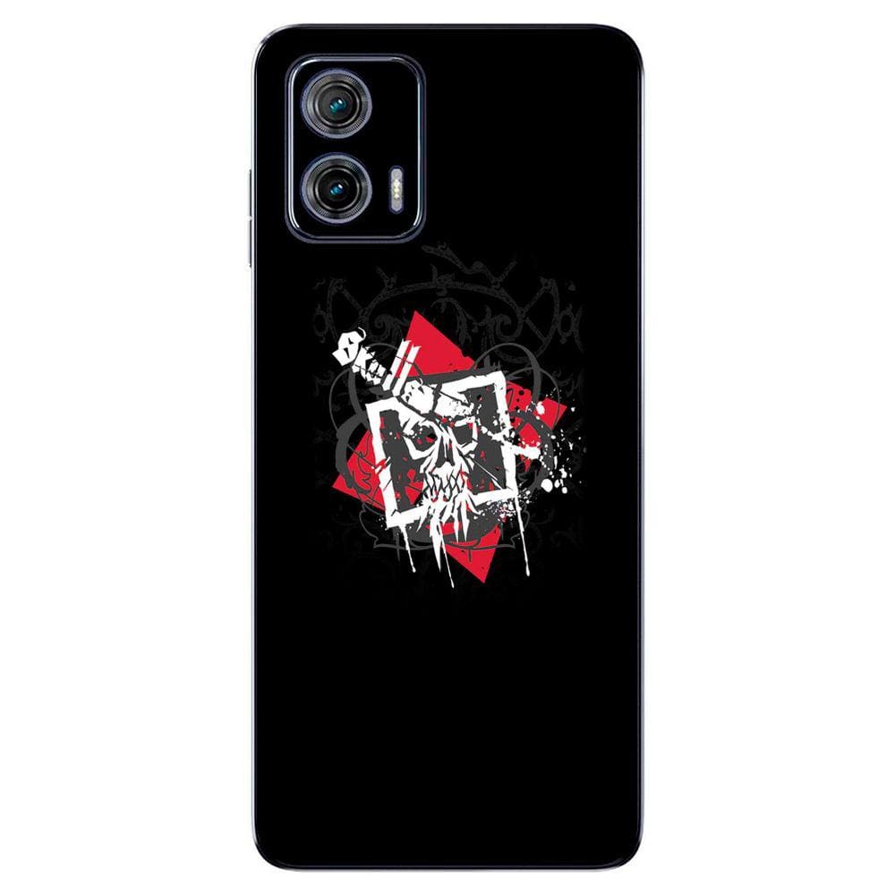 Capa Adesivo Skin015 Verso Para Motorola Moto G73 2023
