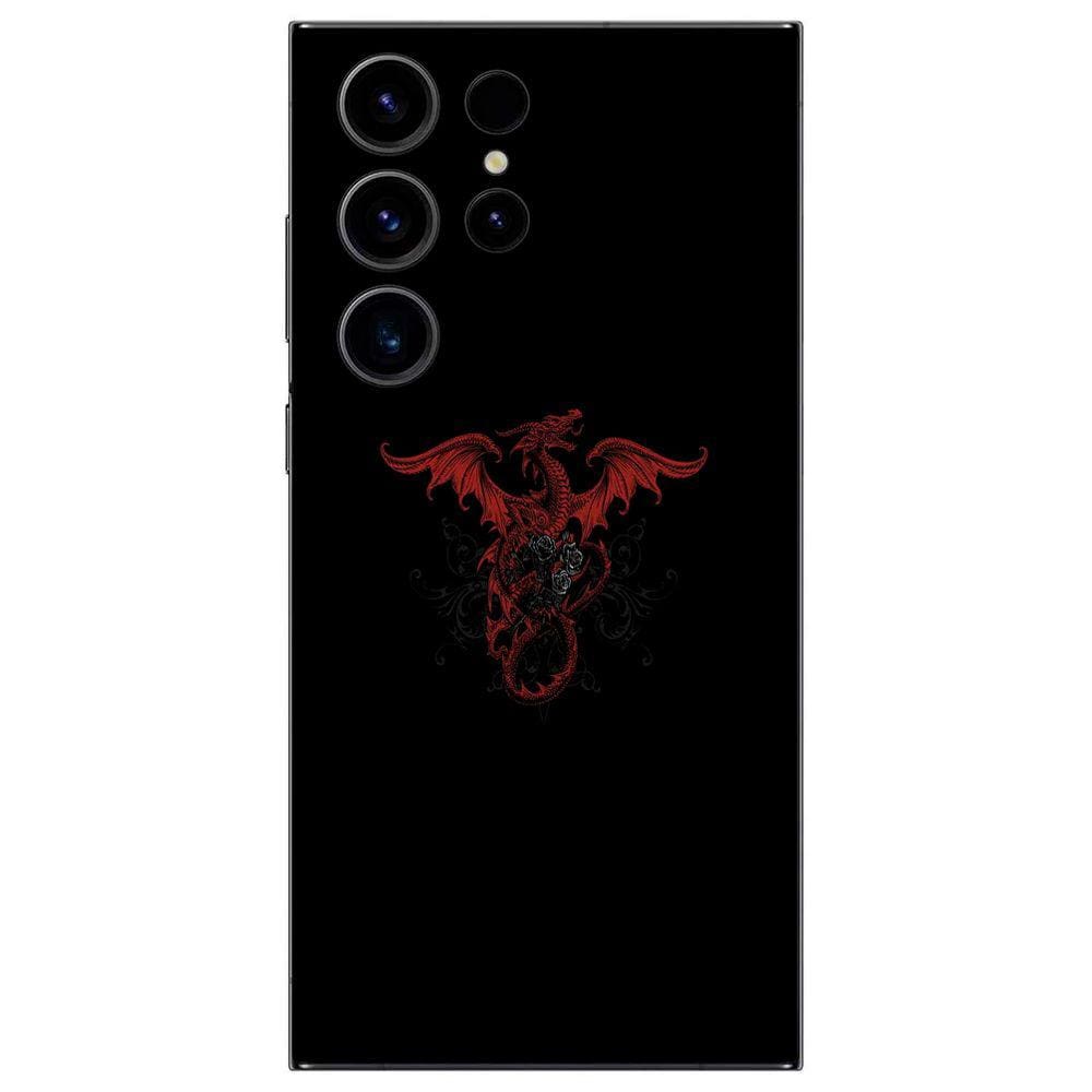 Capa Adesivo Skin255 Verso Para Samsung Galaxy S23 Ultra