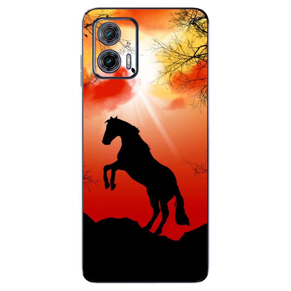 Capa Adesivo Skin377 Verso Para Motorola Moto G73 2023