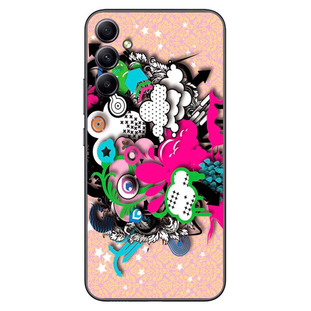 Capa Adesivo Skin104 Verso Para Samsung Galaxy A34