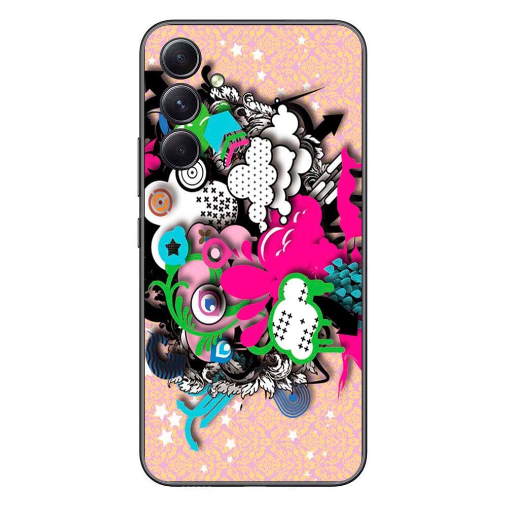 Capa Adesivo Skin104 Verso Para Samsung Galaxy A54
