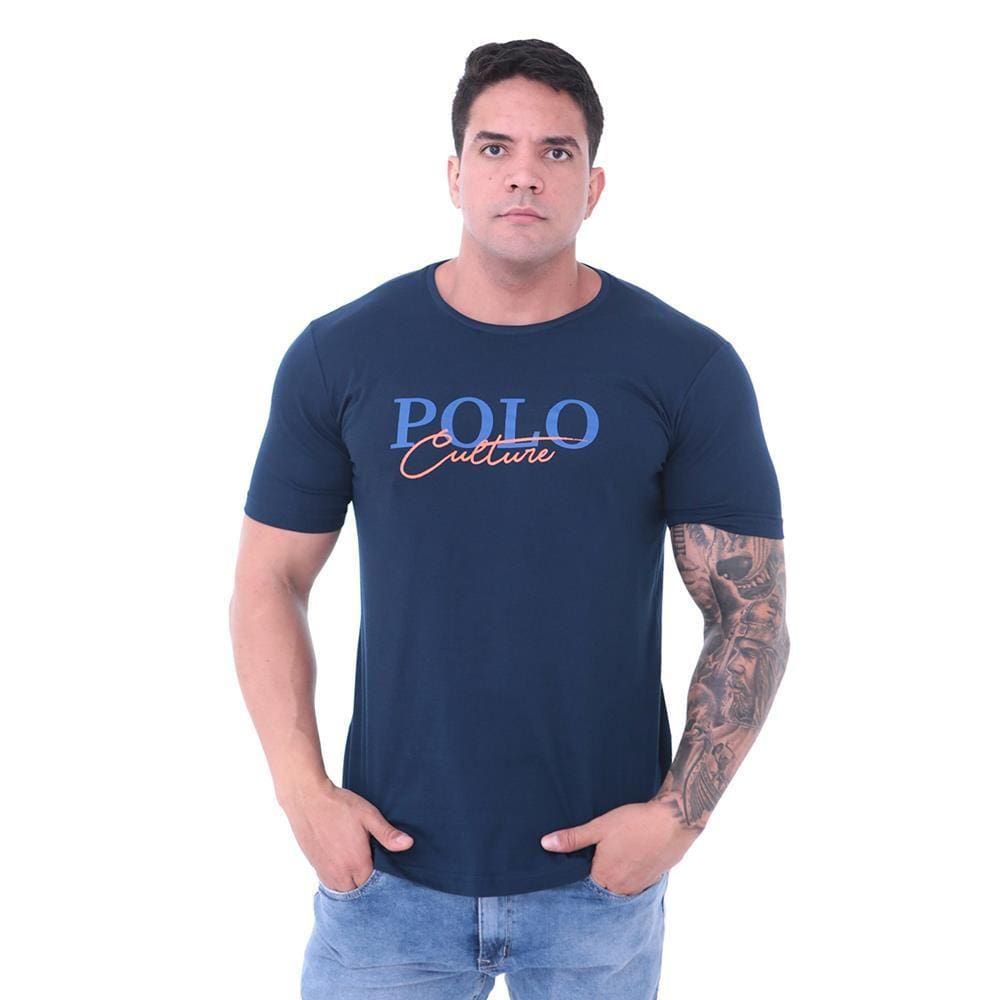 Camiseta Masculina Personalizada Algodão Manga Curta Básica