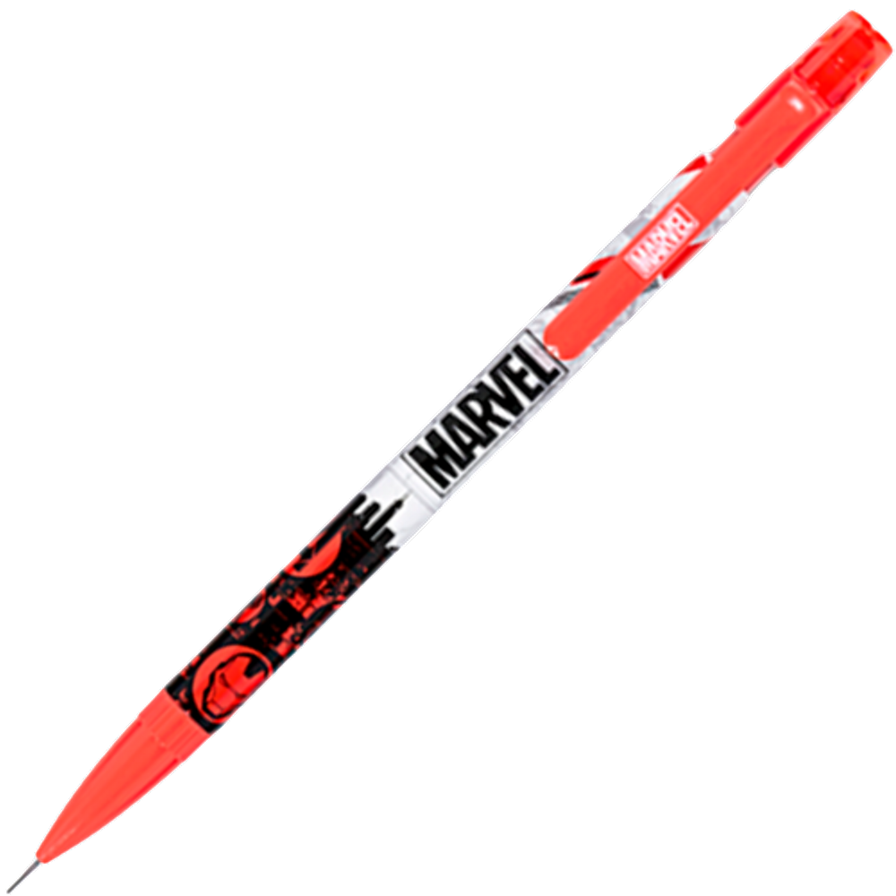 Lapiseira MB Molin Marvel Branco e vermelho 0.7mm