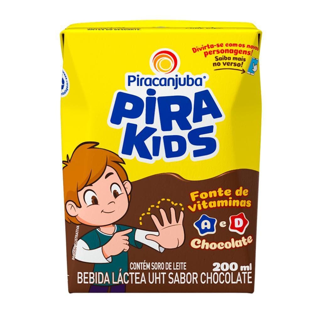 Kit Bebida Láctea UHT Toddynho Chocolate 200ml - 5 Unidades