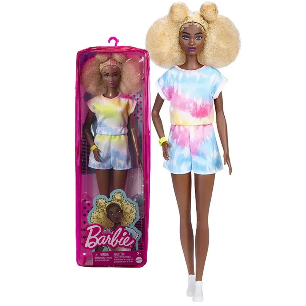 Acessórios para Boneca - Barbie Fashionista - Roupa - Vestido Florido Rosa  - Mattel