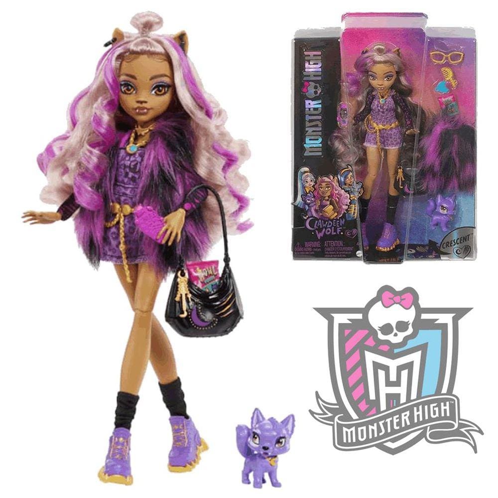 MATTEL MONSTER HIGH MONSTROS CÂMERA AÇÃO CLAWDIA WOLF - GTIN/EAN/UPC  746775374105 - Cadastro de Produto com Tributação e NCM - Cosmos