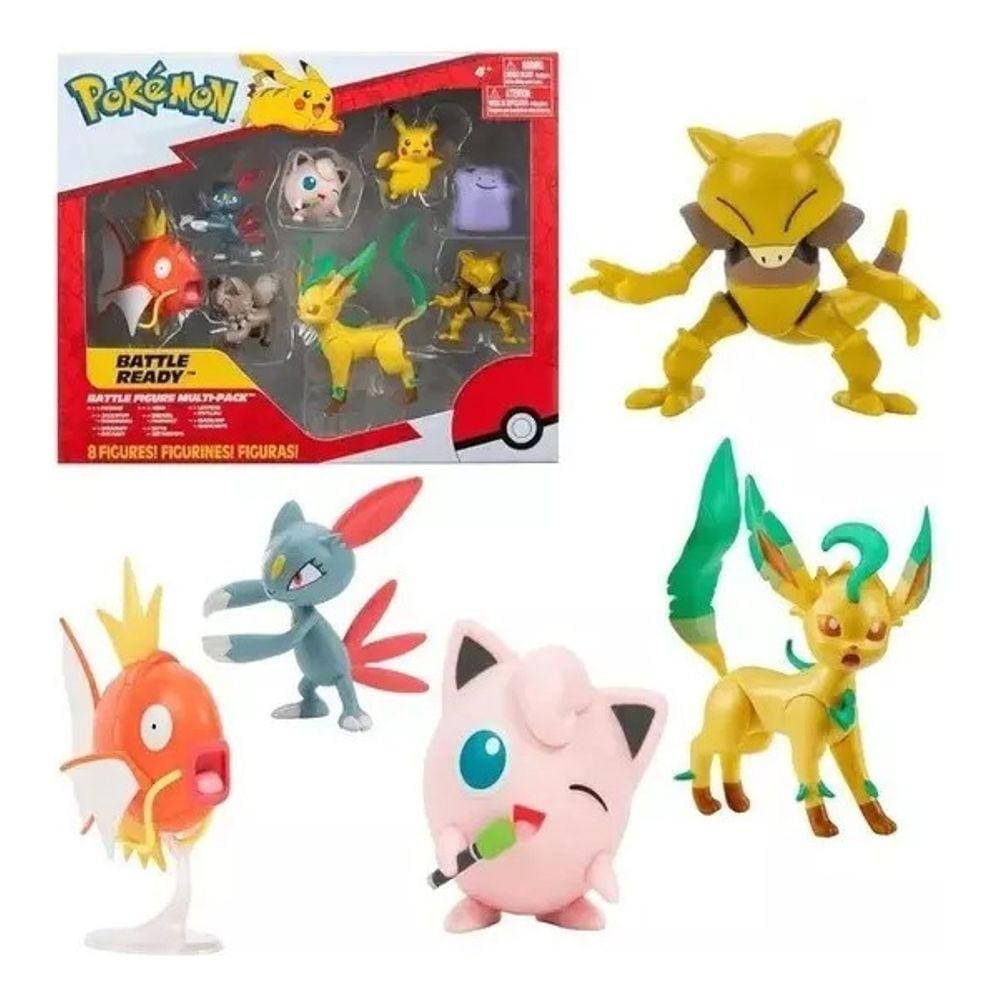 Pokemon Battle Figure Conjunto Com 8 Bonecos Dtc - 4846