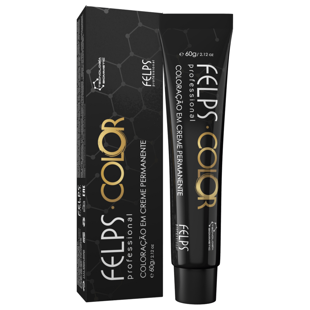 Felps Professional Felps Color Louro Escuro Cinza 6.1 - Coloração Permanente 60g