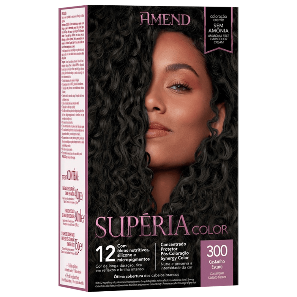 Amend Supéria Color 300 Castanho Escuro - Tonalizante