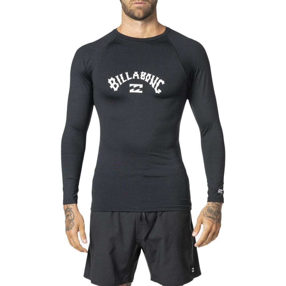 Camiseta Billabong Surf Manga Longa Arch WT23 Preto