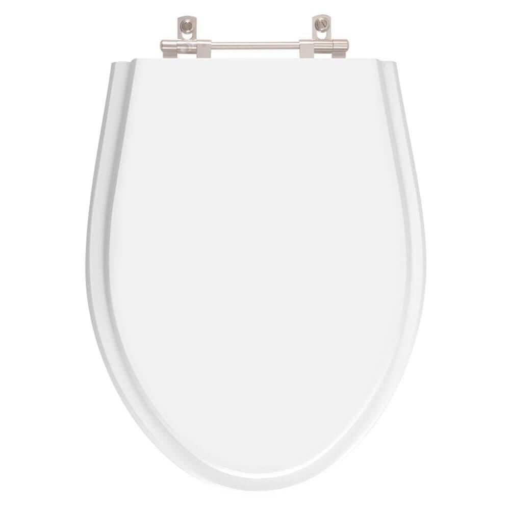 Tampa Vaso Sanitário Poliéster Branco Para Bacia Fiori