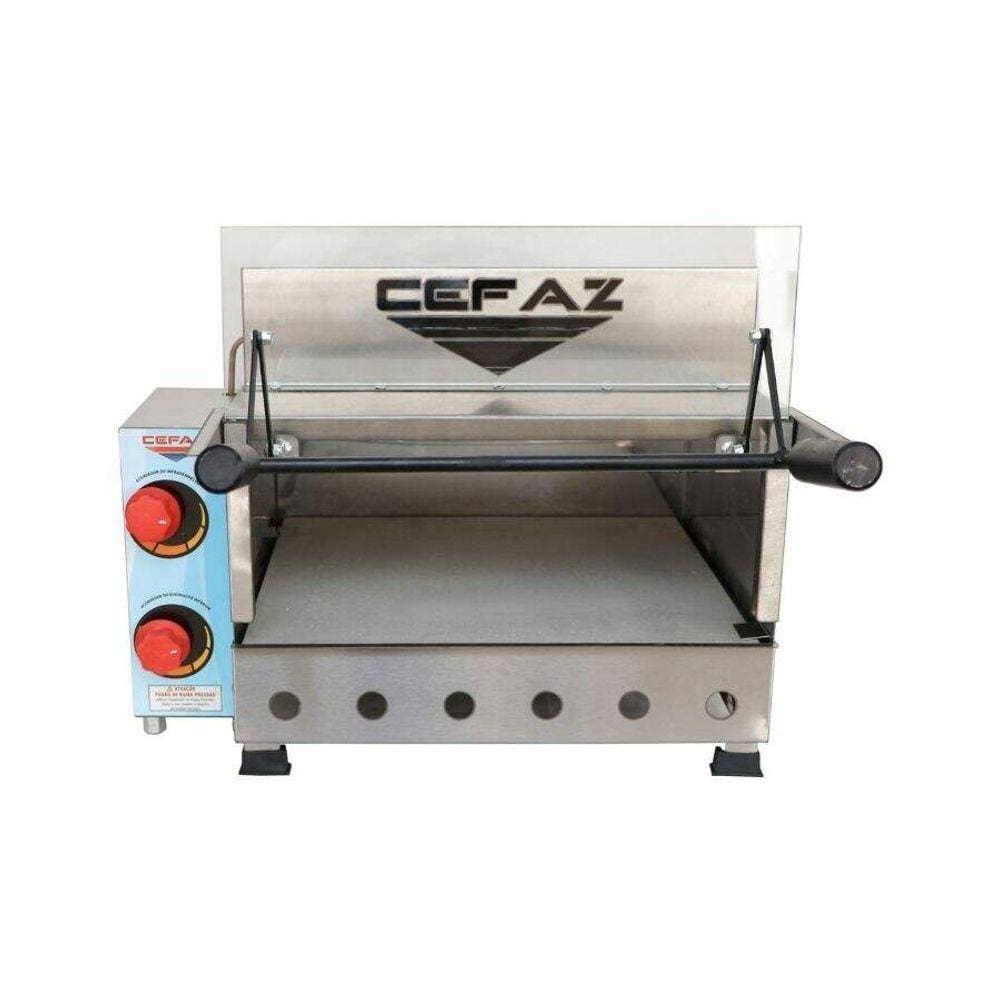 Forno de Pizza a Gás Refratário C/ Grill Infravermelho - Cefaz