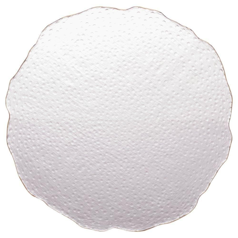 Prato para Servir Wolff Taj de Cristal Incolor 20cm
