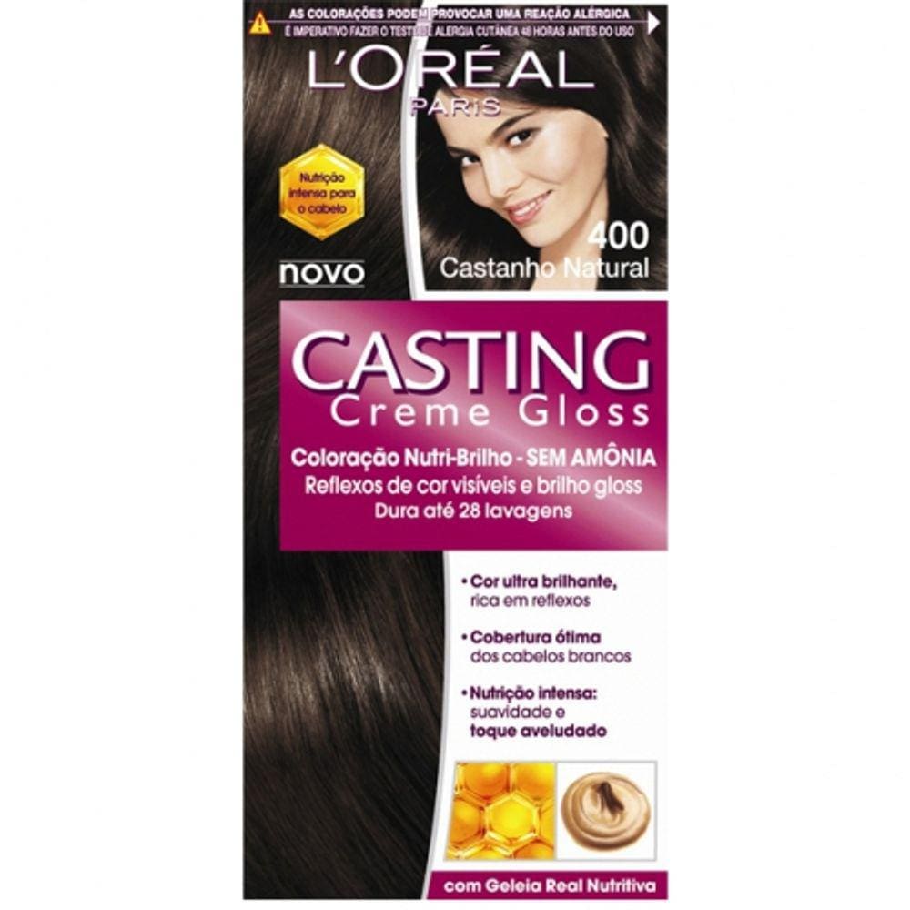Tintura casting 400 Castanho Natural