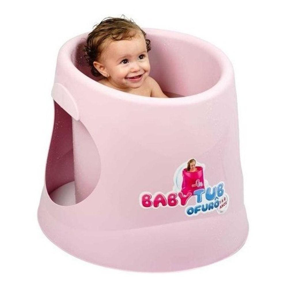 Banheira Babytub Ofuro - De 1 A 6 Anos Candy Bege Baby Tub
