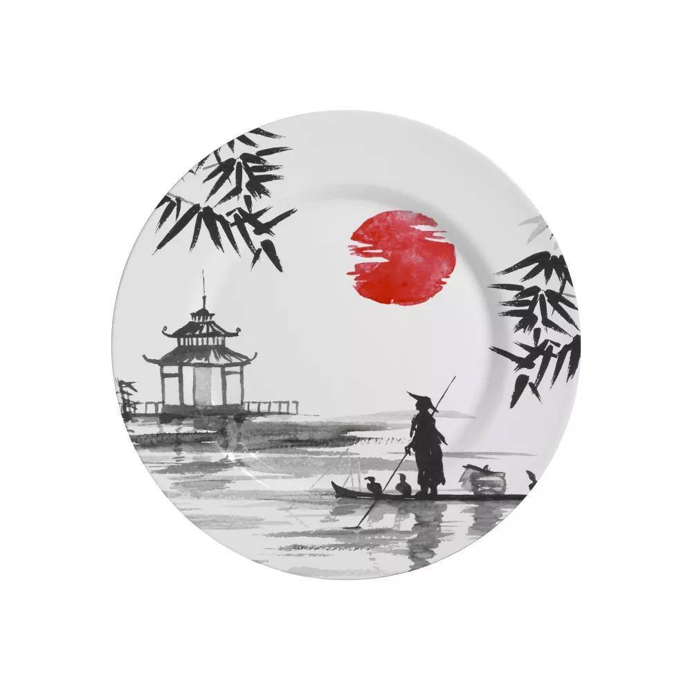 Conjunto de 6 Pratos de Sobremesa - Japanese Collection