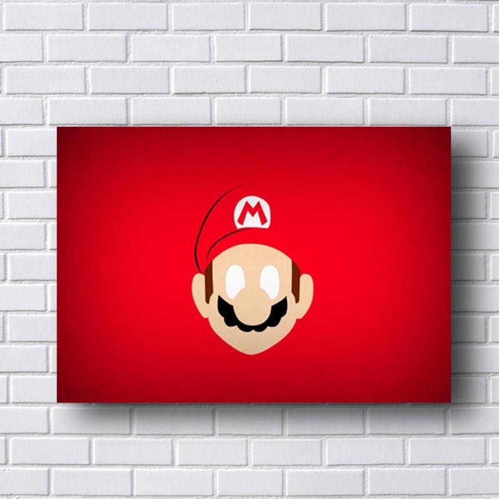 Quadro para Decoração Mario