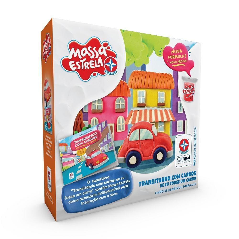 Livro Transitando com Carros e Massinha - Estrela