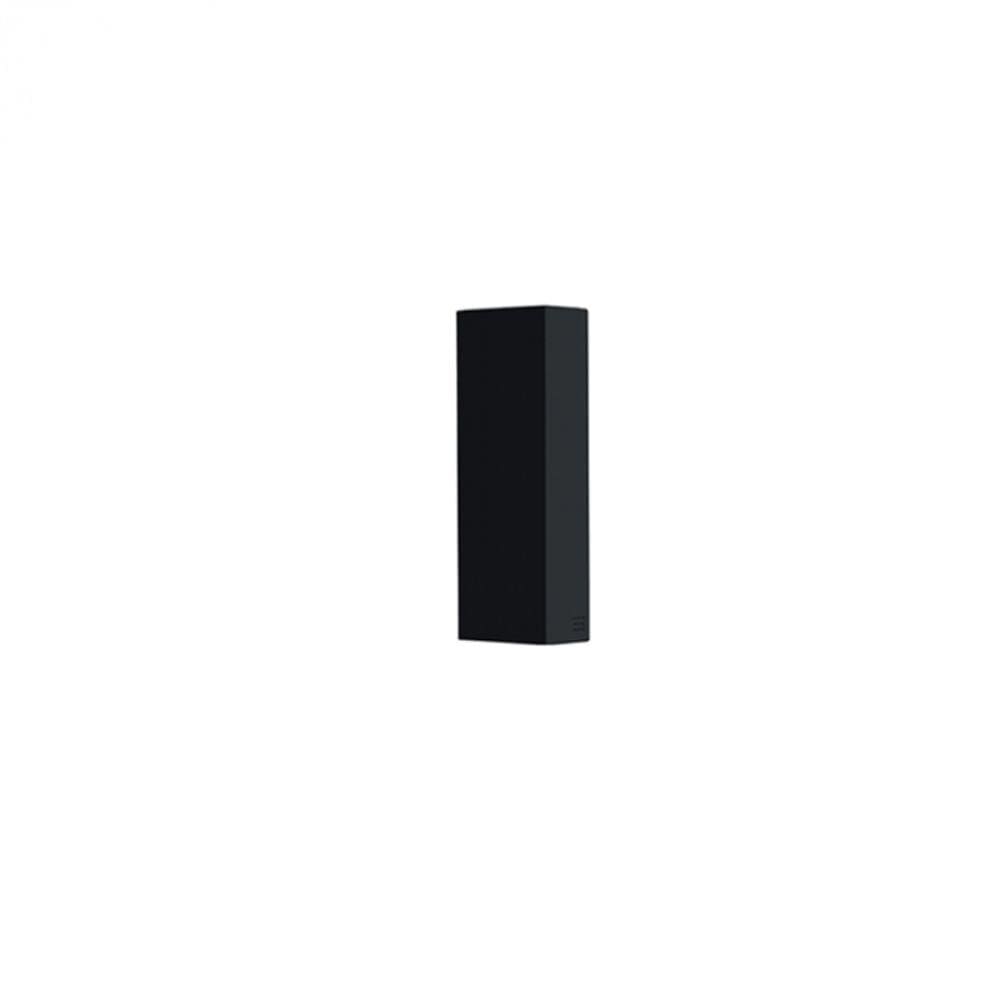 Arandela Wall Mini 5W Preta 2 Fachos IP65 Branco Quente 3000K Stella