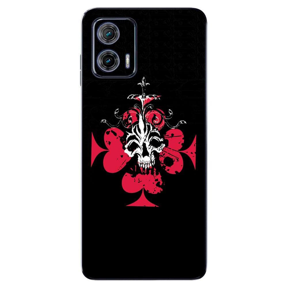 Capa Adesivo Skin008 Verso Para Motorola Moto G73 2023
