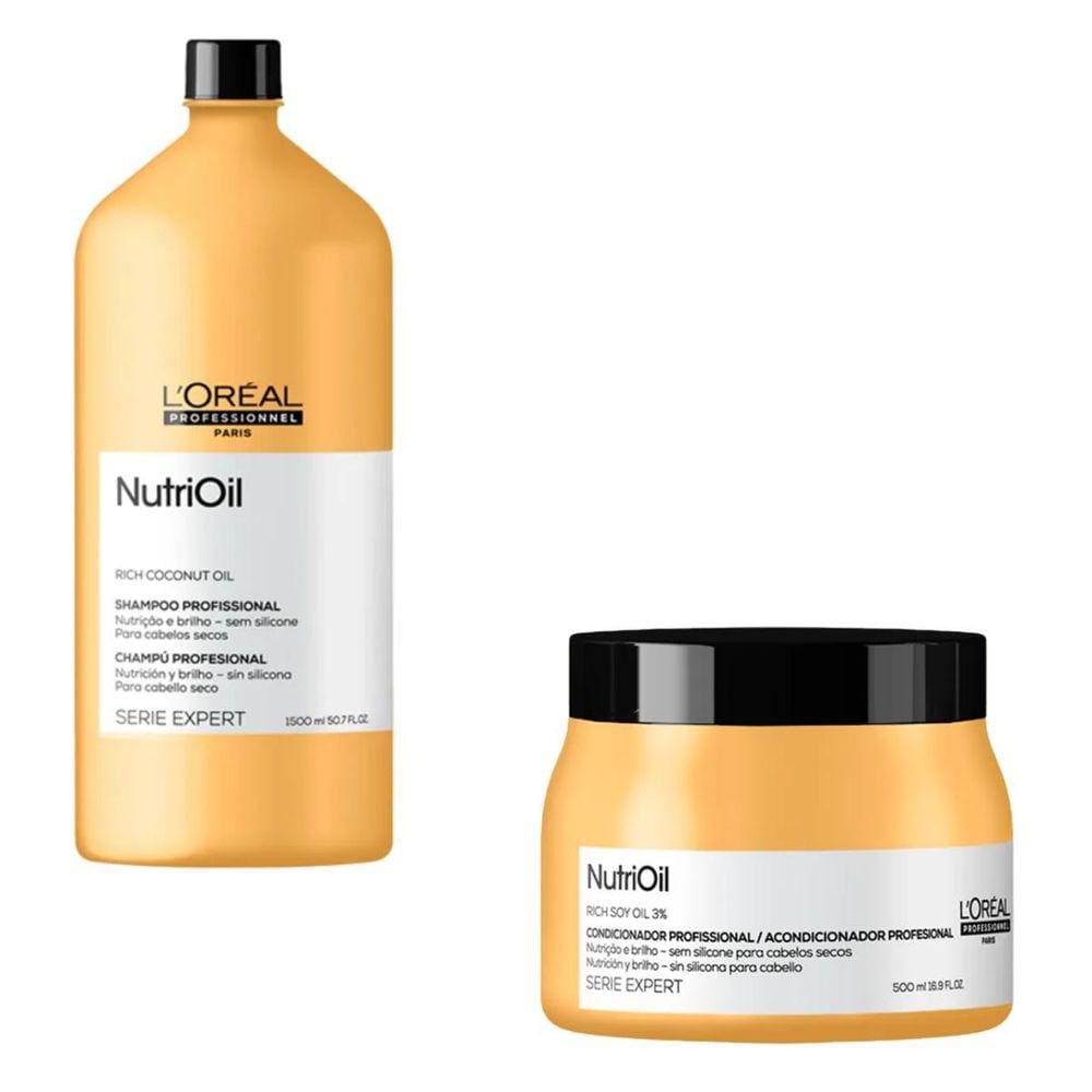 Kit Profissional Loreal Nutrioil - Shampoo E Máscara