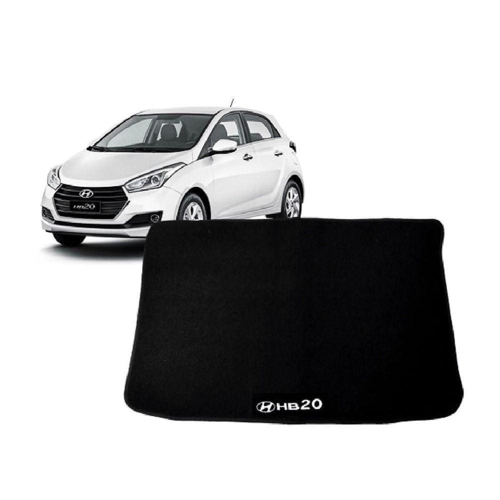 Tapete De Porta Malas Hb20 Hatch Carpete Com A Base Pinada