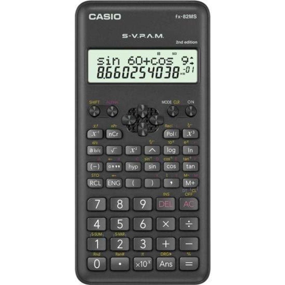 Calculadora Científica Casio Fx-82Ms-2-S4-Dh 240 Funções